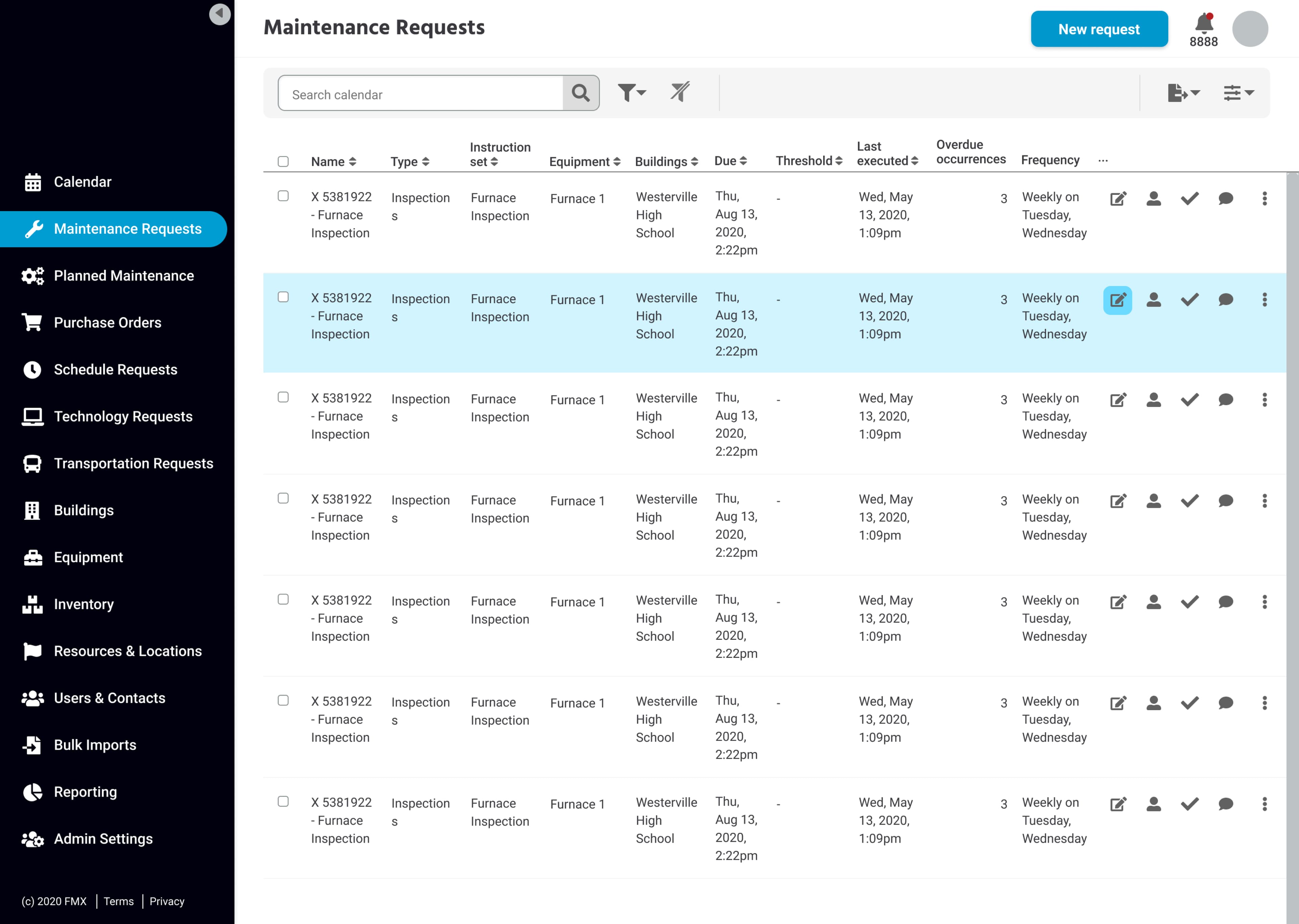 Mockup for a custom theme (logo removed to anonymize) that a customer has implemented as part of our beta testing program.